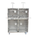 Pet Clinic Veterinary Treatment Stainless Steel Cat Cage for Animals